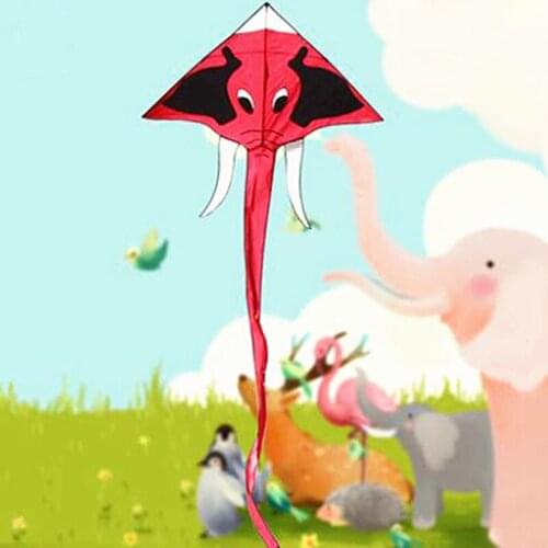 Free shipping high quality 3m children kites flying elephant kite toys ripstop nylon handle line kites eagle windsock weifang