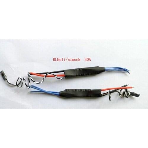 BLHeli ESC BLHeli 30A simonk ESC simonk 30A OPTO 2S~4S tube installation mini multirotor mini quadcopter multicopter ESC