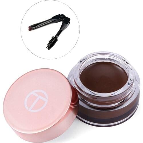 Eyebrow 6 Colors Waterproof Eyebrow Tattoo Long Lasting Professional Eyebrow Cream With Brush Makeup Cosmetic