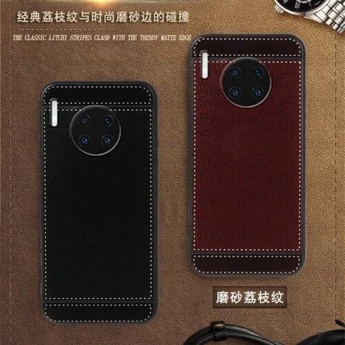 For Huawei Mate 30 Pro 40 Lite 20X Mate40 ProPlus MateRS 9Pro Case Black Red Blue Pink Brown 5 Style Fashion Mobile Phone Cover