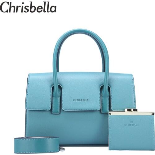 CHRISBELLA 2020 Pu Leather Womens Bag New Trend Fashion Women Messenger Bags Designer Female Shoulder Bag Ladies Crossbody