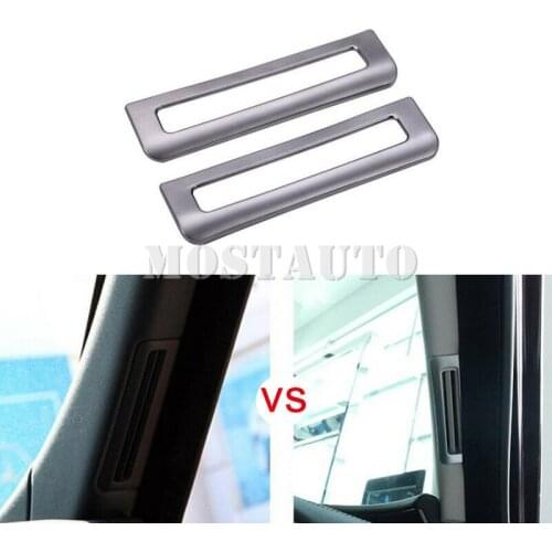 For Jaguar XF X260 2016-2017 ABS Interior A Pillar Air Outlet Vent Cover Trim 2pcs Car Accessories Interior Car Decor Car Trim