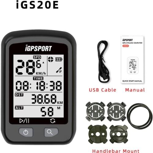 IGPSPORT iGS20 GPS Cycle computer ROAD MTB Bicycle Speedometer Bike Accessories IPX6 Waterproof