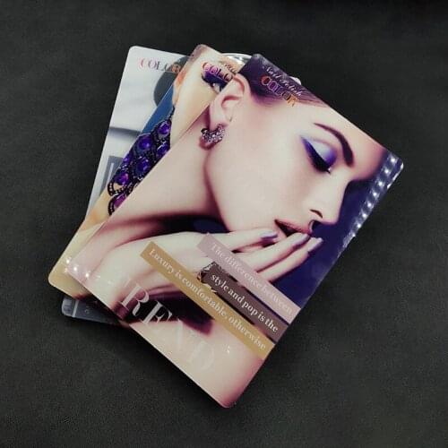 Japanese nail art color card 270-color embedded nail polish swatches High-end nail art display board sample color card holder