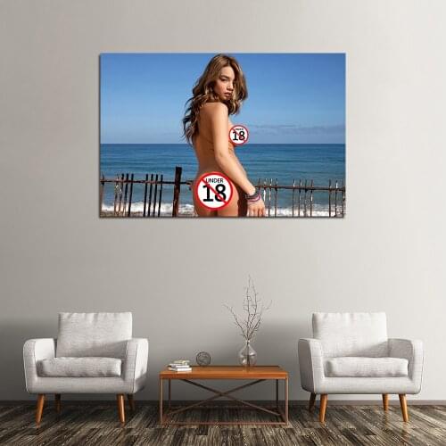 Beautiful Asian Girl Sexy Model Photo Wall Art Poster and Prints Canvas Art Painting For Room Decor