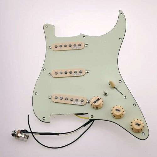 Guitar Pickups Stratocas Wilkinson WVS 60s Alnico5 SSS Single Coil 7-Way type fully loaded pickguard