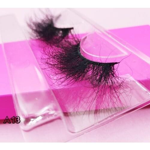 25 mm mink eyelashes bulk Thick Natural long lashes wholesale faux cils naturel Soft cotton band female Makeup