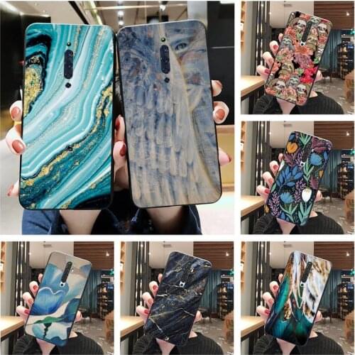Chic Marble Gold FoilPhone Case For Oppo A5 A9 2020 Reno2 z Renoace 3pro A73S A71 F11