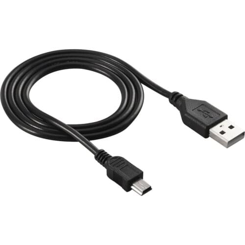 1m USB Charging Cable USB 2.0 Male A to Mini B 5-pin Charging Cable For Digital Cameras Hot-swappable USB Data Charger Cable