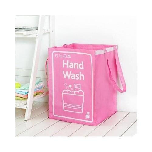 High quality knitting dirty clothes basket handle, toy, dirty clothes, basket storage bag 32*42CM free shipping