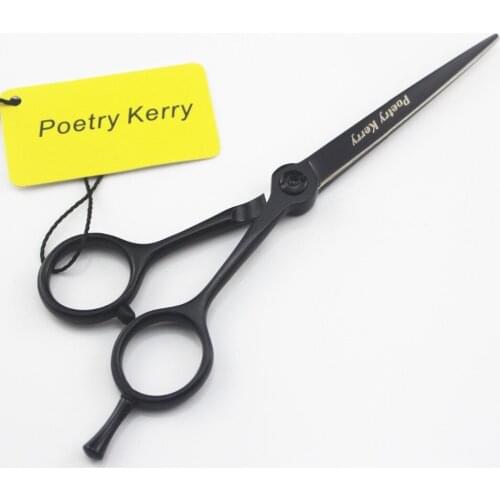 Japan 5.5 INCH Black A style Hairdressing Scissors Hair Cutting Tool Barber Shears