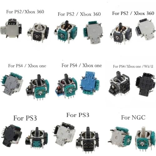 YuXi For PS2 PS3 PS4 3D Analog Joystick Stick Module Rocker For Xbox ONE for Xbox 360 Controller for PlayStation 2 3 4
