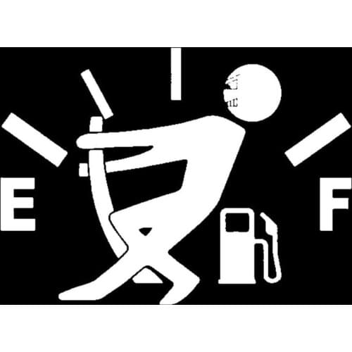 Funny Fuel Tank Is Not Enough Oil The Fuel Tank Is Empty Safe Car Sticker Easy to Install Car Sticker