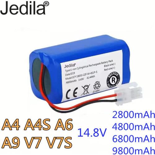 100%.original.recargable.de.para Chuwi ilife A4 A4s A6.14.8V.6800mAh. accesorios de Aspiradora.Robótica