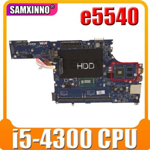 100% working for dell e5540 motherboard 09VV3C VAW50 LA-A101P mainboard with i5-4300 on-board fully tested