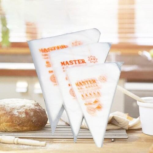 100PCs Disposable Pastry Bags Cake Decoration Kitchen Icing Food Preparation Bags Cup Cake For Baking Tools For Baking