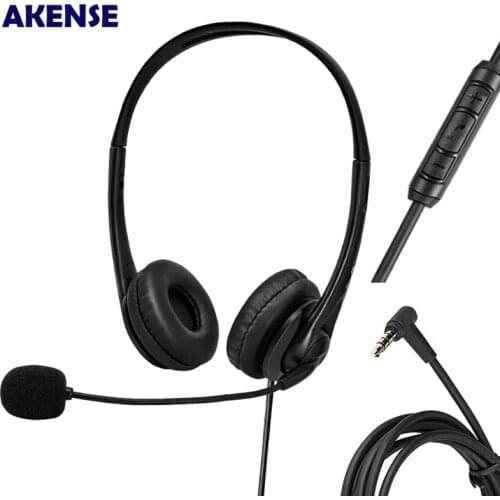 100pcs Over Ear 3.5mm Wired Gaming Headphones School Noise Canceling Headset with Micro Volume Control for PC Laptop Smart Phone