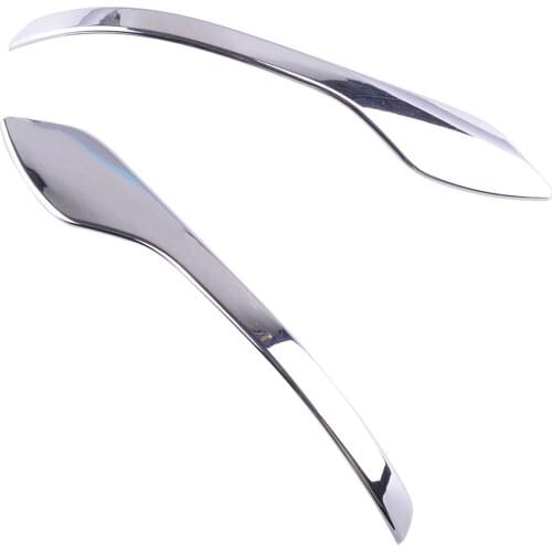 2pcs Car Chrome Exterior Side Rearview Mirror Stripe Molding Trim Emblems ABS Plastic Fit for Honda CR-V 2017 2018 2019 2020