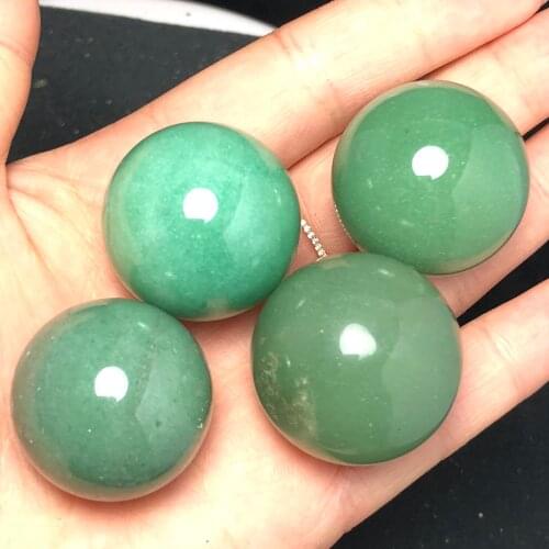 4Pcs Natural Dongling Jade Crystal Ball, Meditation Reiki Healing
