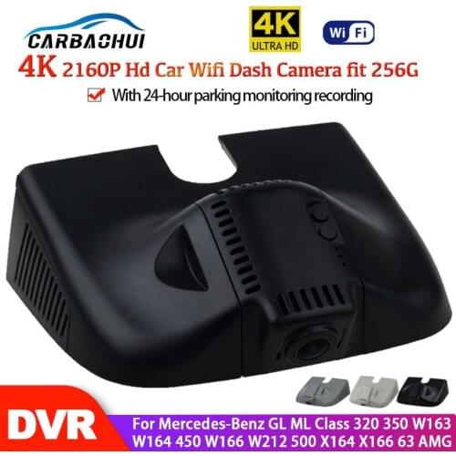 Car DVR Wifi Dash Cam Driving Video Recorder For Mercedes-Benz GL ML Class 320 350 W163 W164 450 W166 W212 500 X164 X166 63 AMG