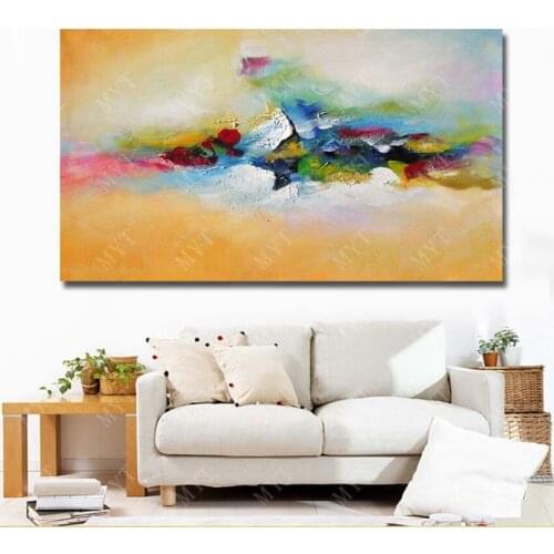 Free delivery murals, hand-painted abstract art, oil painting canvas office living room