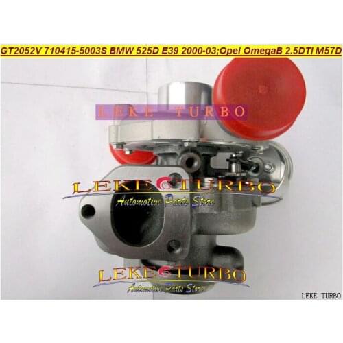 Free Ship GT2052V 710415-5003S 710415 710415-0001 Turbo Turbocharger For BMW 525D E39 00-03 For Opel Omega B 2.5L DTI M57D 163HP
