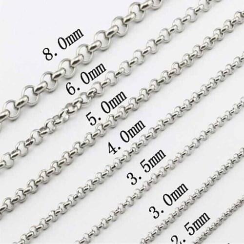 Chains on the neck 2020 necklace women stainless steel Rose gold chain necklace fashion long necklace pearl jewelry wholesale