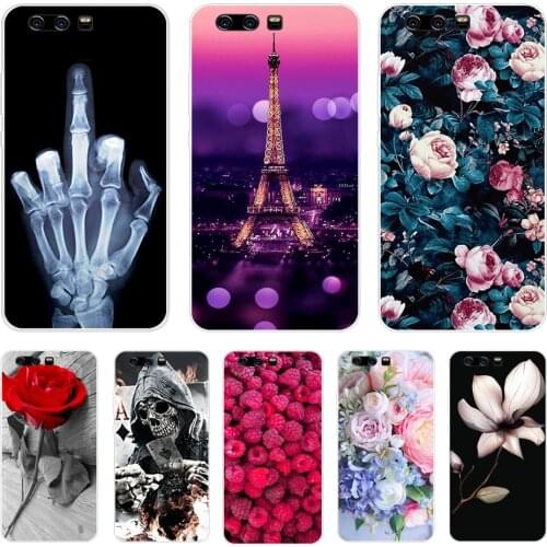 Cover phone case for huawei P10 LITE Plus 2017 oft tpu silicon back cover 360 full protective printing transparent coque