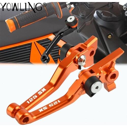 For 125SX 125XCW 125 SX XCW 2016 2017 2018 Motorcycle Accessories CNC Aluminum Dirt Bike Handle Folding Brake Clutch Lever