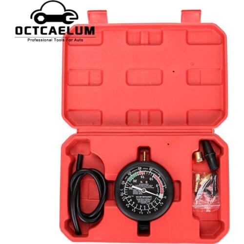 Fuel Vacuum Gauge Synchronizer Carburetor Pressure Leak Diagnostic Tool For Auto Compression Detector Tester Tools Set ST0153