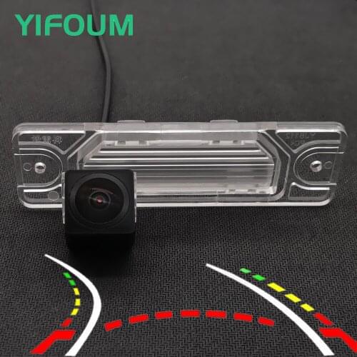 AHD Fisheye Starlight 12LED Dynamic Trajectory Car Rear View Camera For Renault Koleos SUV/Samsung QM5 MK1 2007-2014 2015 2016