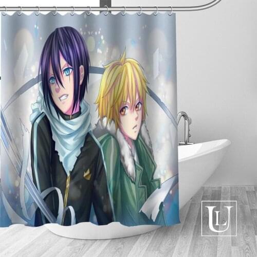 Best Nice Custom noragami Shower Curtain Personalized pattern Bath Curtain Waterproof Fabric For Bathroom more size