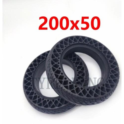 Upgrade 200x50 Solid Tyre 8 Inch 200*50 Non-inflatable Explosion-proof Tire 8"wheel Tire for Electric Balancing Scooter