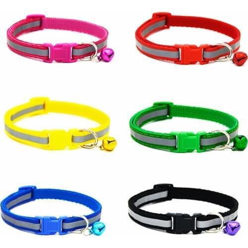 Cat Collar With Bell Safety Collar For Cats Small Dogs Chihuahua Puppy Collar Cat Leash Breakaway Cat Collars Leads Pet Products