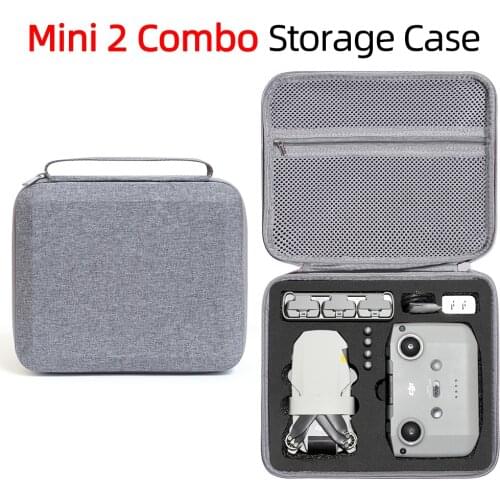 For DJI Mini 2 Portable Storage Bag Travel Outdoor EVA Waterproof Carrying Case Zipper Handbag for Mavic Mini 2 Drone Accessory