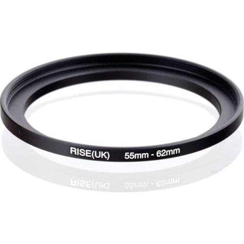 RISE(UK) 55mm-62mm 55-62 mm 55 to 62 Step up Filter Ring Adapter
