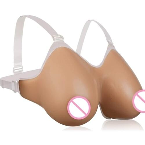 Shapewear Strap on Silicone Breast Forms Fake Boobs for Mastectomy Crossdresser Corsets Tops for Women
