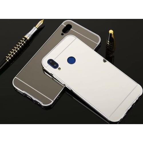 Luxury Rose Gold Mirror Cases For Xiaomi Redmi Note 7S Alumimum Metal Frame shell Back Cover for Redmi Note 7S