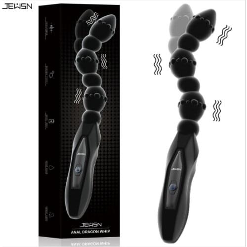 Silicone Vibrator Anal Beads Dildo Butt Plug Male Prostate Massager Buttplug Dilatator Erotic Sex Toys for Women Men S0691
