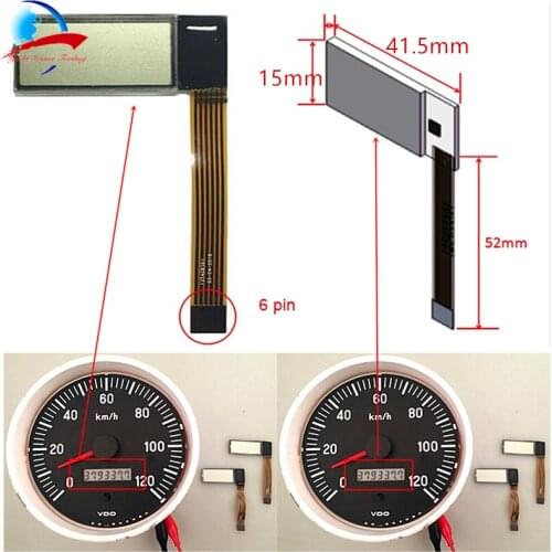 VDO speedometer Tachometer LCD Screen for DAF LEYLAND/Kenworth trucks(1989-2005) T300 T600 T800 W900/VDO cockpit vision
