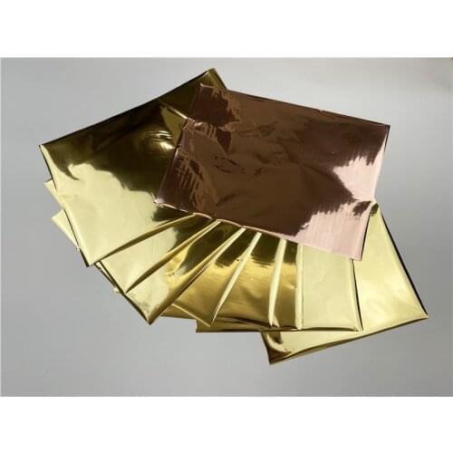 50PCS A4 Size Heat Transfer Minc Foil Hot Stamping Toner Reactive Film Sheet By Laser Printer