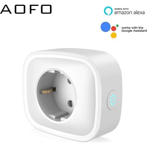 Mini Smart Plug Outlet Works with Amazon Alexa Google Assistant IFTTT, No Hub Required, Wifi Enabled Remote Control Smart Socket
