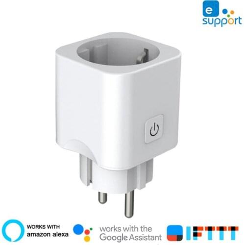 EWeLink Smart Plug WIFI Socket EU Timier Plug Voice Control APP Remote Control Smart Plug Works With Alexa Google Home IFTTT