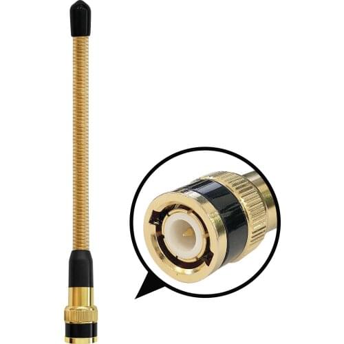 VBLL BNC 136-174MHz Walkie Talkie VHF Antenna FA-B2E for ICOM IC-V80 V82 V8 V85 V80E TK208 Handheld Radio