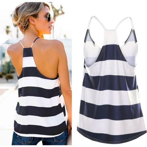 Women Vest Top Sleeveless V-Neck Spaghetti Strap Tops Beach Tank Tops Casual T-Shirt Tee