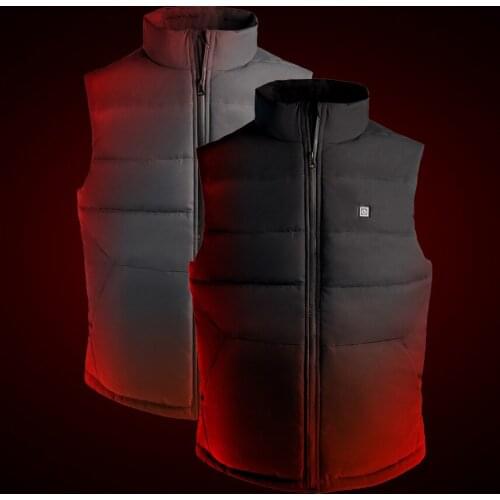 Youpin SKAH USB Heated Jacket For Men Graphene Electric Heating Vest Smart Thermostatic Heating Thermal Winter Warm Vest Jacket