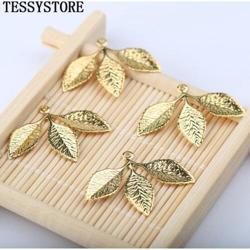 10pcs Copper Alloy Leaves Shpae Pendant Small Maple Leaves Pendants For Jewelry Making Necklace Earrings Handmade Accessories