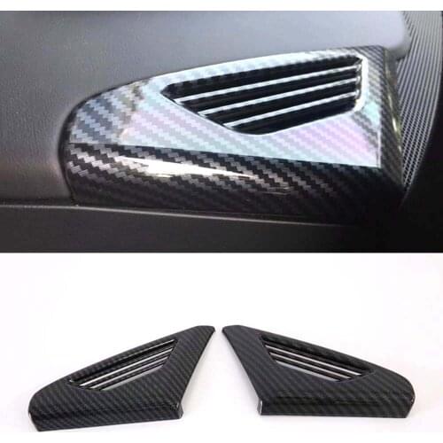 For Tesla Model X 2019 Car Dashboard Air Vent Cover Stickers Car Decal Styling Accessory