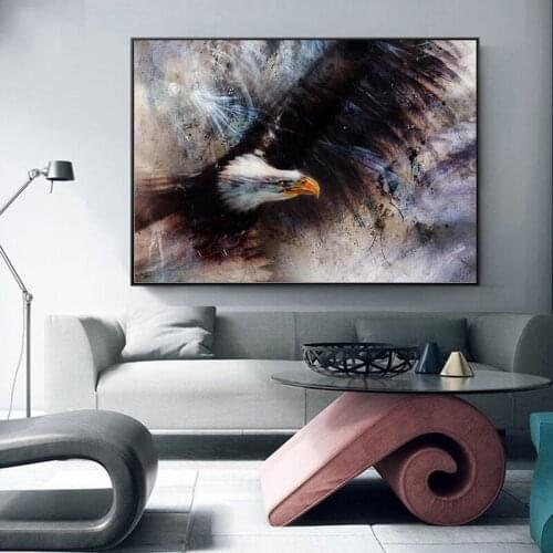 Watercolor Animal Print Canvas Painting Abstract Art Horse Cow Posters and Prints Bedroom Decoration Canvas Picture Home Decor