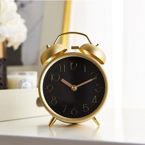 Kids Learning Alarm Clock Morning Minimalist Watch Bedside Table Small Pressure Sensitive Modern Wecker Horloge Sleep Timer E6